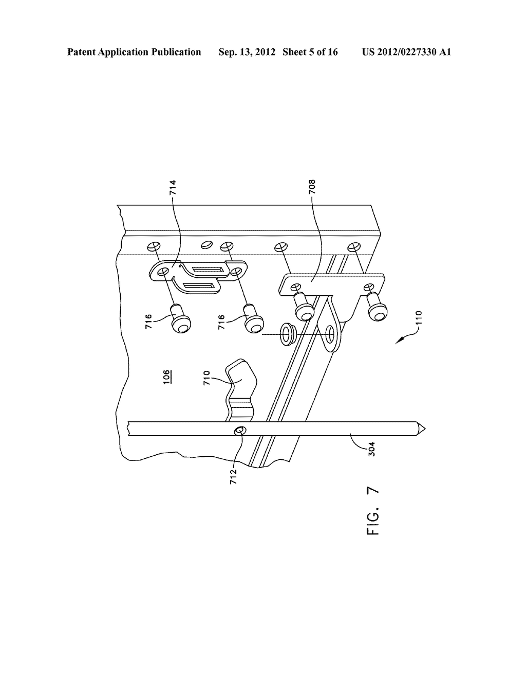 DOOR ASSEMBLY AND METHOD OF REPLACING A DOOR OF AN ELECTRONICS CABINET - diagram, schematic, and image 06