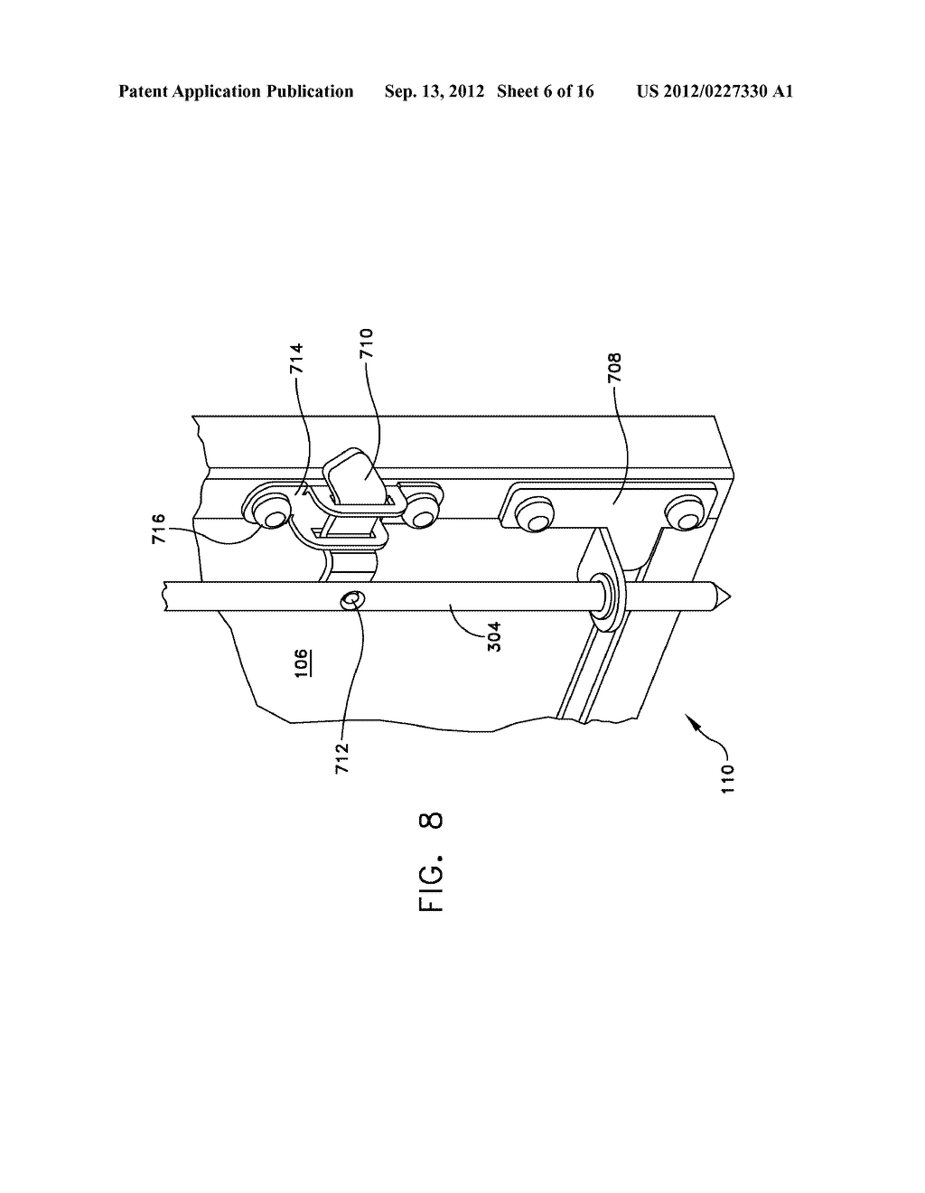 DOOR ASSEMBLY AND METHOD OF REPLACING A DOOR OF AN ELECTRONICS CABINET - diagram, schematic, and image 07