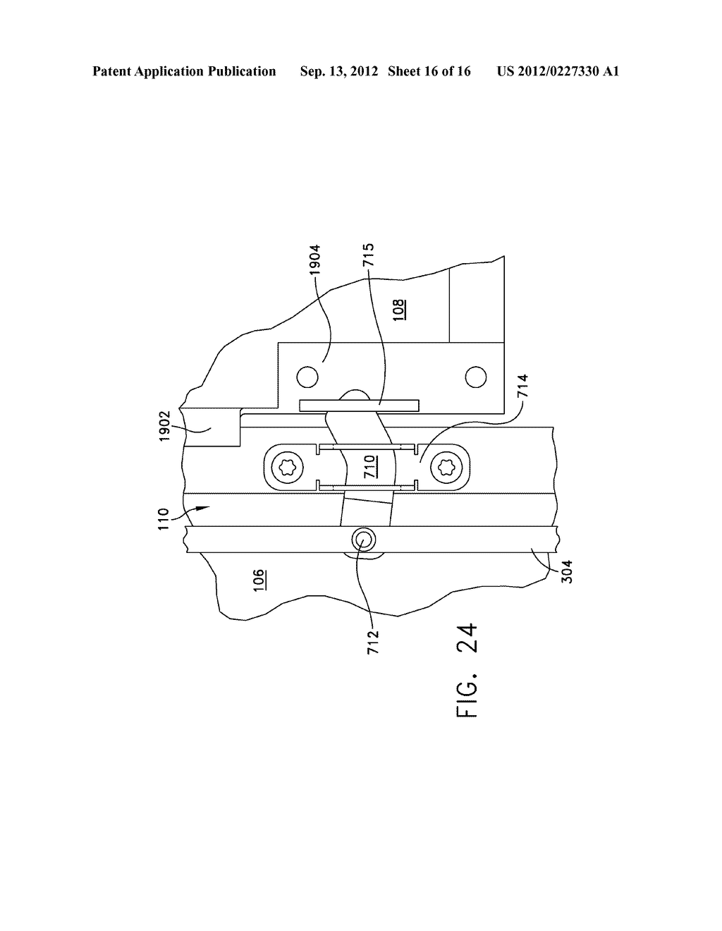 DOOR ASSEMBLY AND METHOD OF REPLACING A DOOR OF AN ELECTRONICS CABINET - diagram, schematic, and image 17