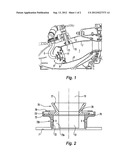 COMBUSTION CHAMBER HAVING A VENTILATED SPARK PLUG diagram and image