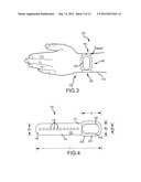 TWO-PIECE WRISTBAND WITH INTERCHANGEABLE LASSO BAND ELEMENT FOR USER     SELECTABLE SIZING diagram and image