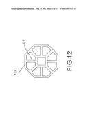 POLYGONAL DRUM FOR CONTROLLING BLIND SLATS diagram and image