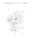 Transfer Device for the Transfer of a Folding Box diagram and image