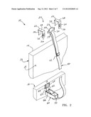 OVER-THE-DOOR GAME HANGER SYSTEM diagram and image