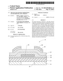 THIN FILM TRANSISTOR COMPOSITIONS, AND METHODS RELATING THERETO diagram and image