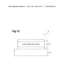 ORGANIC ELECTROLUMINESCENT ELEMENT diagram and image