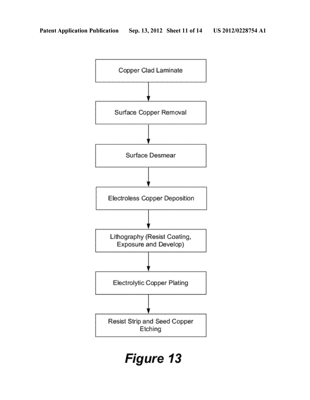 CHIP-LAST EMBEDDED INTERCONNECT STRUCTURES AND METHODS OF MAKING THE SAME - diagram, schematic, and image 12