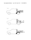 Vehicle bed extender diagram and image