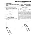 HUMAN USER INTERFACES UTILIZING INTERRUPTION OF THE EXECUTION OF A FIRST     RECOGNIZED GESTURE WITH THE EXECUTION OF A RECOGNIZED SECOND GESTURE diagram and image