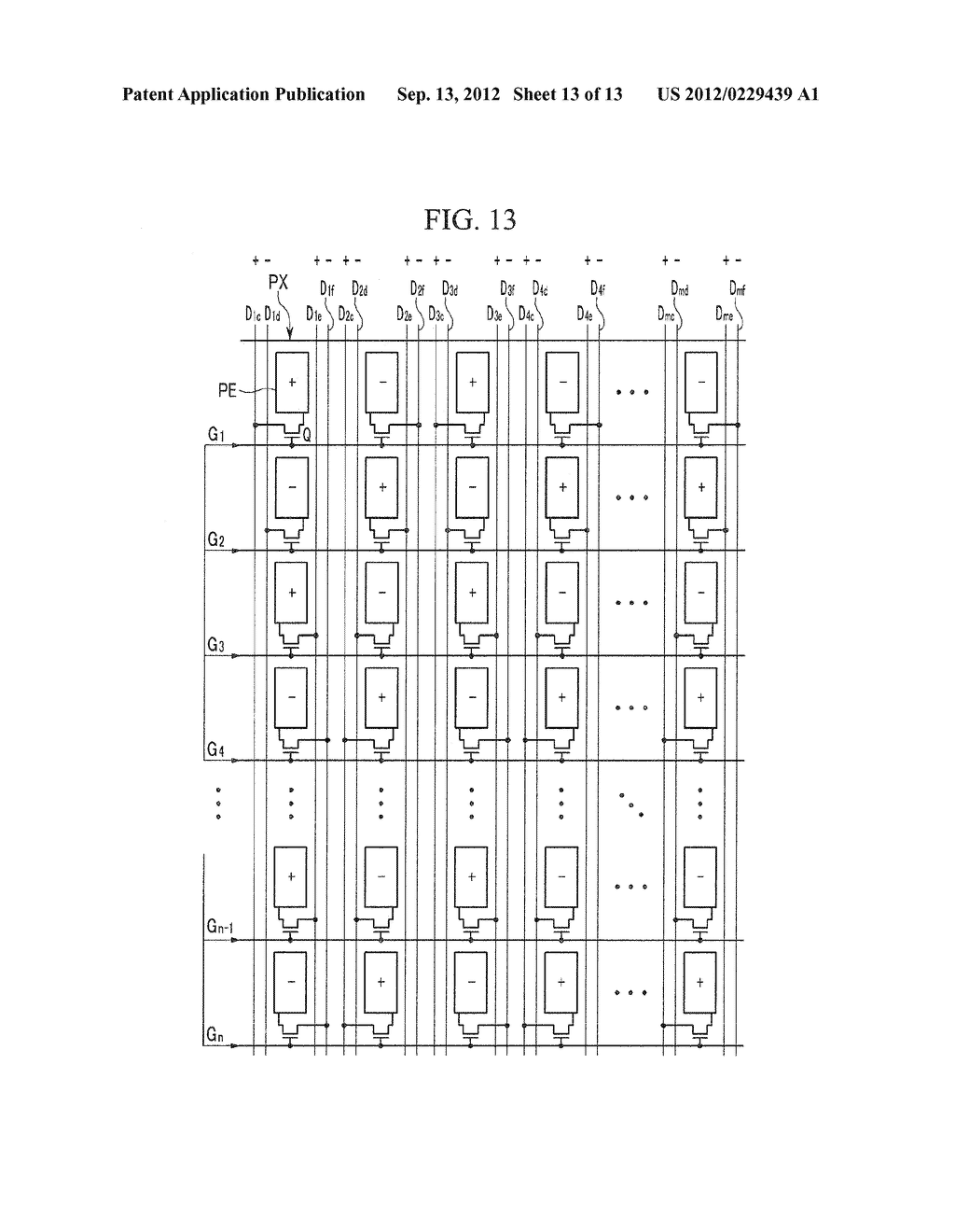 THIN FILM TRANSISTOR ARRAY PANEL - diagram, schematic, and image 14