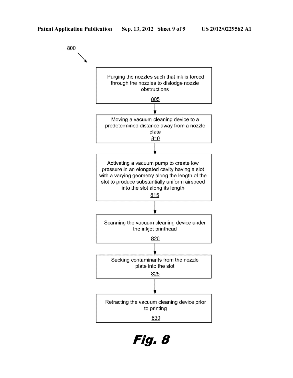 NON-CONTACT INKJET PRINT HEAD CLEANING - diagram, schematic, and image 10