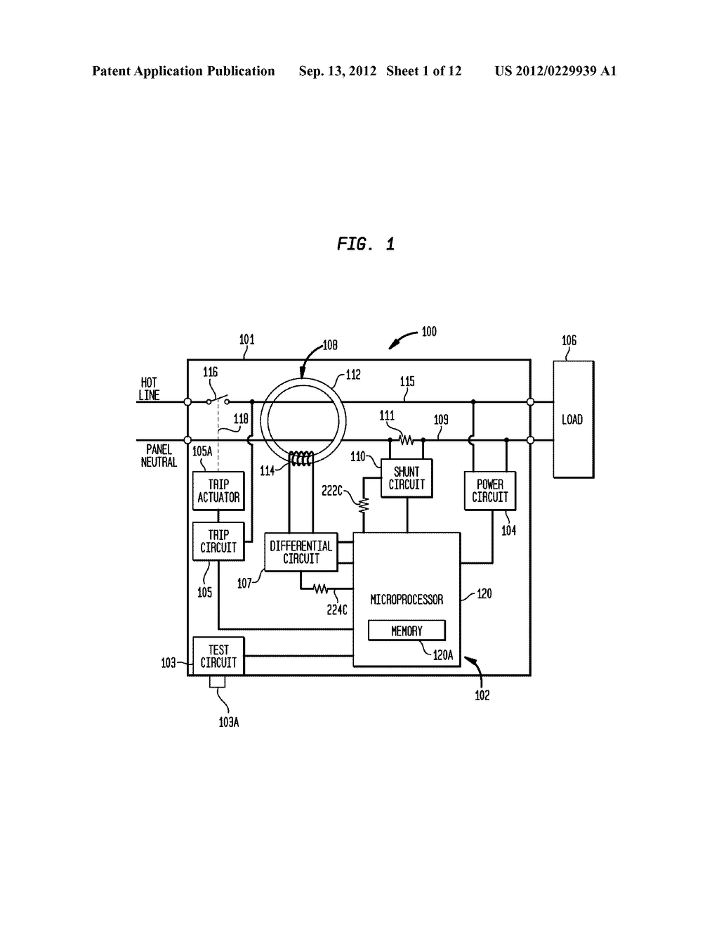 METHODS, SYSTEMS, AND APPARATUS AND FOR DETECTING PARALLEL ELECTRICAL ARC     FAULTS - diagram, schematic, and image 02