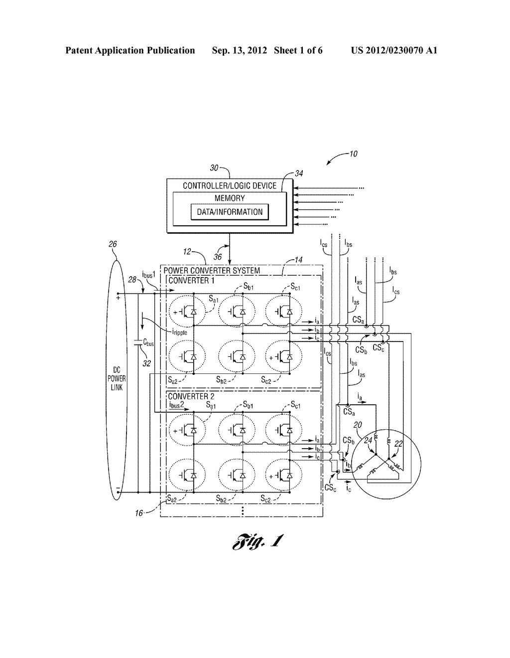 Method And System For Controlling A Power Converter System Connected To A     DC-Bus Capacitor - diagram, schematic, and image 02