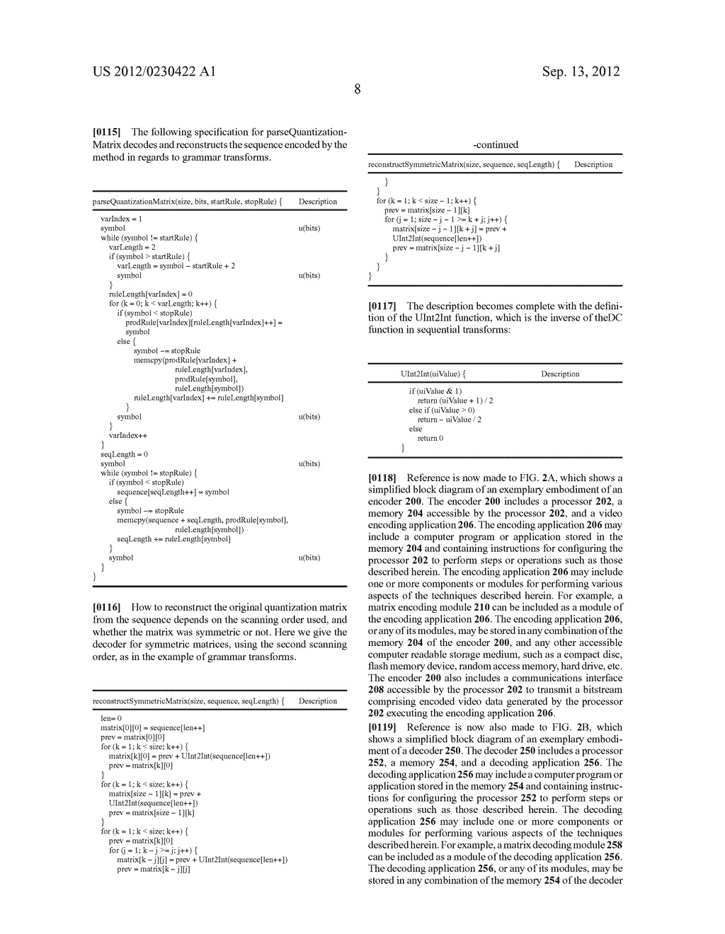 Method and System Using Prediction and Error Correction for the Compact     Representation of Quantization Matrices In Video Compression - diagram, schematic, and image 16
