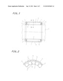 FULL COMPLEMENT ROLLER BEARING PACKED WITH GEL-LIKE LUBRICANT diagram and image