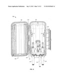 RETAINER TAB ASSEMBLIES AND SLACK BASKET SYSTEMS, FIBER OPTIC ENCLOSURES     AND METHODS INCLUDING THE SAME diagram and image