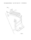 RETAINER TAB ASSEMBLIES AND SLACK BASKET SYSTEMS, FIBER OPTIC ENCLOSURES     AND METHODS INCLUDING THE SAME diagram and image