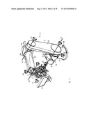 Camera system including six rotational axes for moving a camera diagram and image