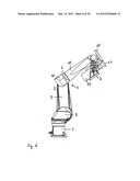 Camera system including six rotational axes for moving a camera diagram and image