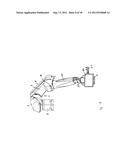 Camera system including six rotational axes for moving a camera diagram and image