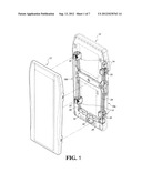 LOCKING DEVICE FOR CASE OF PORTABLE ELECTRONIC DEVICE diagram and image