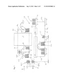 DEVICE AND A METHOD FOR TRANSPORTING BLANKS MADE FROM AN INITIALLY     PLASTIC, ESPECIALLY CERAMIC, MATERIAL TO AND FROM A DRYER AND A KILN diagram and image