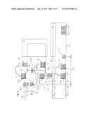 DEVICE AND A METHOD FOR TRANSPORTING BLANKS MADE FROM AN INITIALLY     PLASTIC, ESPECIALLY CERAMIC, MATERIAL TO AND FROM A DRYER AND A KILN diagram and image