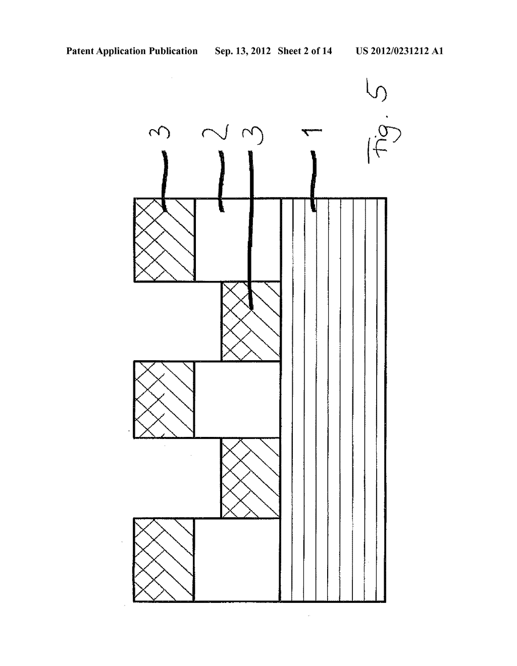 METHOD FOR PRODUCING A STRUCTURED COATING ON A SUBSTRATE, COATED     SUBSTRATE, AND SEMI-FINISHED PRODUCT HAVING A COATED SUBSTRATE - diagram, schematic, and image 03