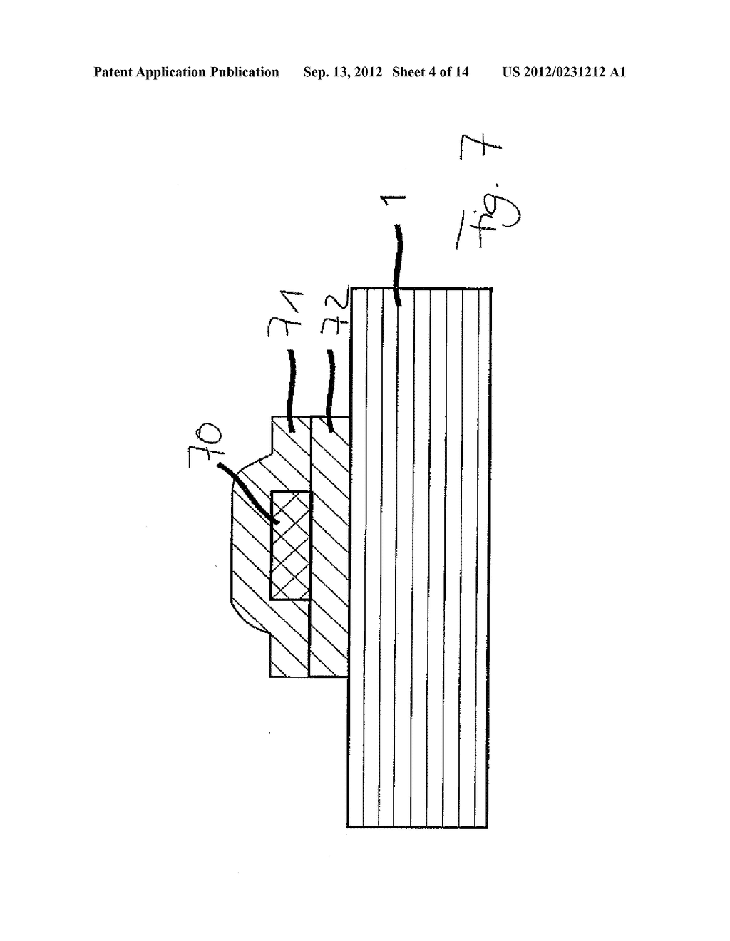 METHOD FOR PRODUCING A STRUCTURED COATING ON A SUBSTRATE, COATED     SUBSTRATE, AND SEMI-FINISHED PRODUCT HAVING A COATED SUBSTRATE - diagram, schematic, and image 05