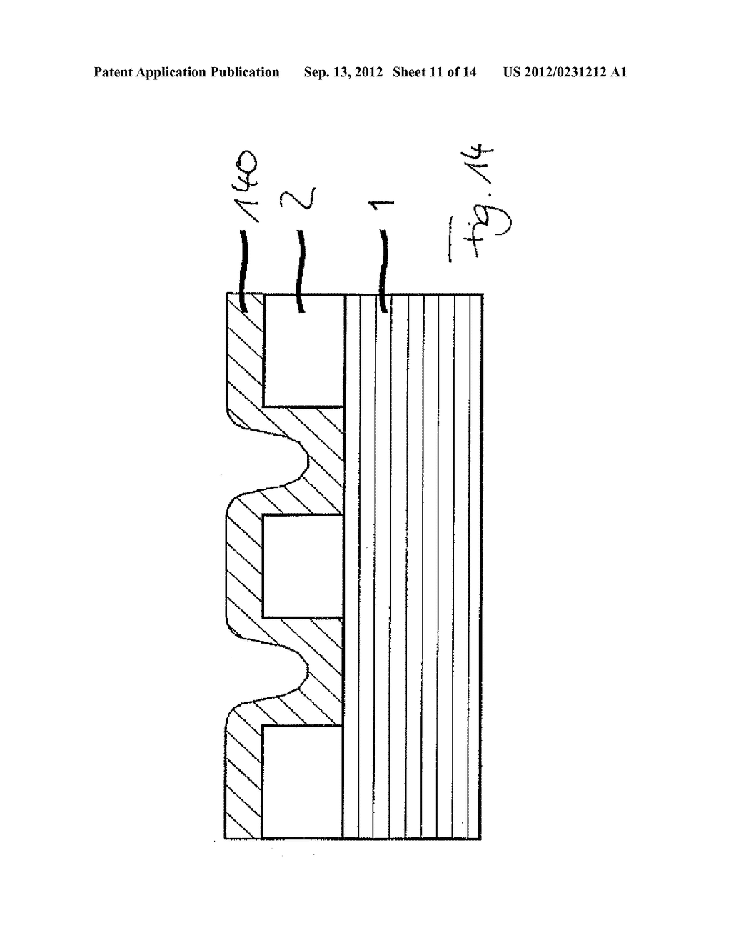 METHOD FOR PRODUCING A STRUCTURED COATING ON A SUBSTRATE, COATED     SUBSTRATE, AND SEMI-FINISHED PRODUCT HAVING A COATED SUBSTRATE - diagram, schematic, and image 12