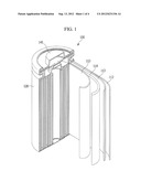 ELECTRODE FOR RECHARGEABLE LITHIUM BATTERY AND RECHARGEABLE LITHIUM     BATTERY INCLUDING THE SAME diagram and image