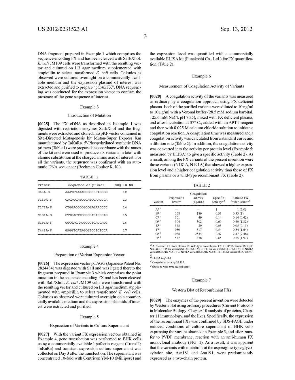 RECOMBINANT FACTOR X WITH NO GLYCOSYLATION AND METHOD FOR PREPARING THE     SAME - diagram, schematic, and image 05