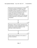 Providing wireless transmitter almanac information to mobile station based     on expected contribution to future navigation operation diagram and image