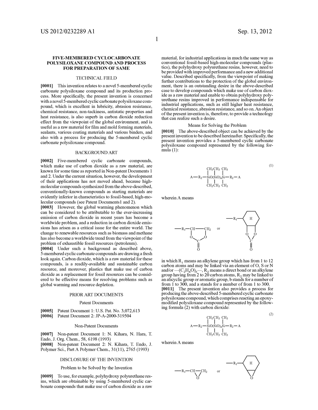 FIVE-MEMBERED CYCLOCARBONATE POLYSILOXANE COMPOUND AND PROCESS FOR     PREPARATION OF SAME - diagram, schematic, and image 04