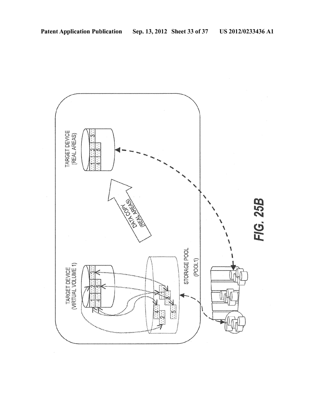 Data Management Method in Storage Pool and Virtual Volume in DKC - diagram, schematic, and image 34