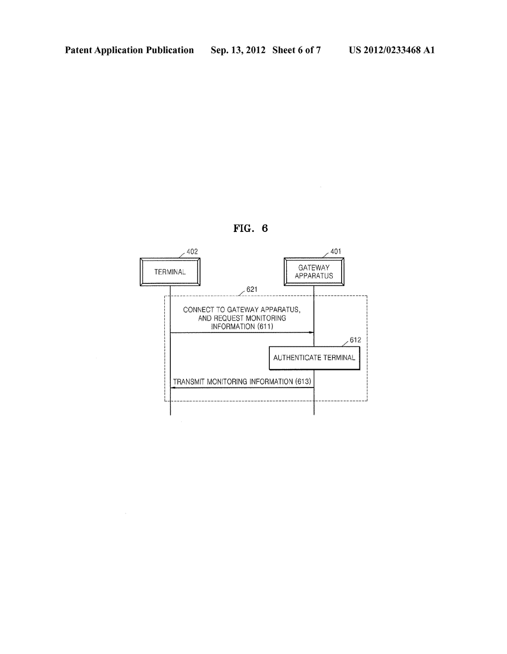 AUTHENTICATING METHOD OF COMMUNICATING CONNECTION, GATEWAY APPARATUS USING     AUTHENTICATING METHOD, AND COMMUNICATION SYSTEM USING AUTHENTICATING     METHOD - diagram, schematic, and image 07