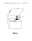 FOOD CONTAINER WITH MEDIA PLAYER diagram and image