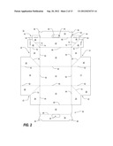 ONE-PIECE FOLDABLE CORRUGATED COOLER WITH IMPROVED LOCKING SYSTEM diagram and image