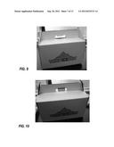 ONE-PIECE FOLDABLE CORRUGATED COOLER WITH IMPROVED LOCKING SYSTEM diagram and image
