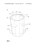 COLLAPSIBLE CORRUGATED BEVERAGE SLEEVE diagram and image