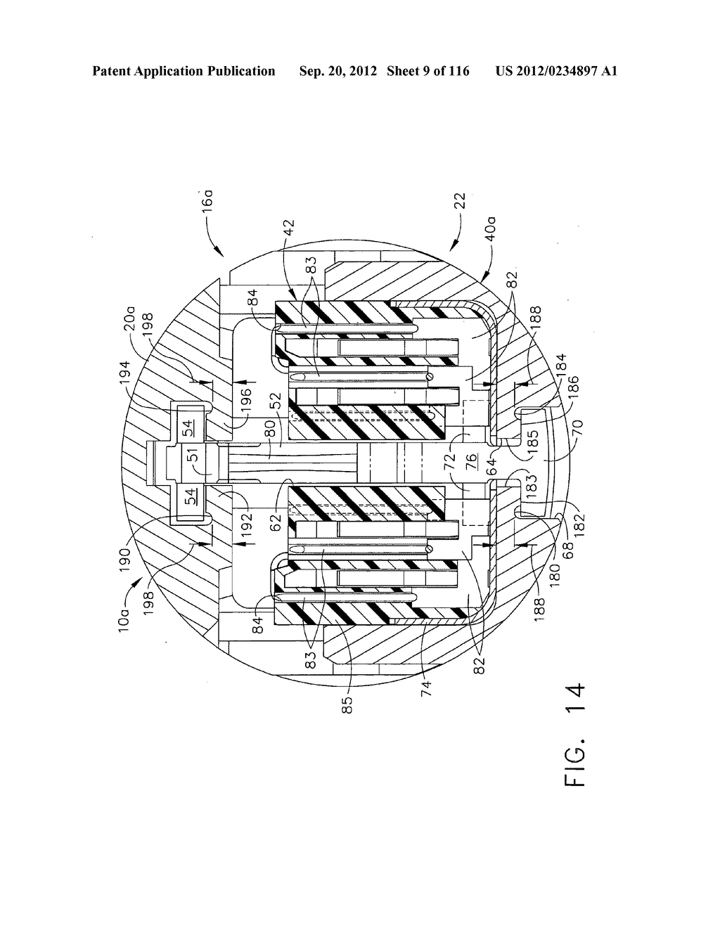 SURGICAL CUTTING AND STAPLING INSTRUMENT WITH SELF ADJUSTING ANVIL - diagram, schematic, and image 10