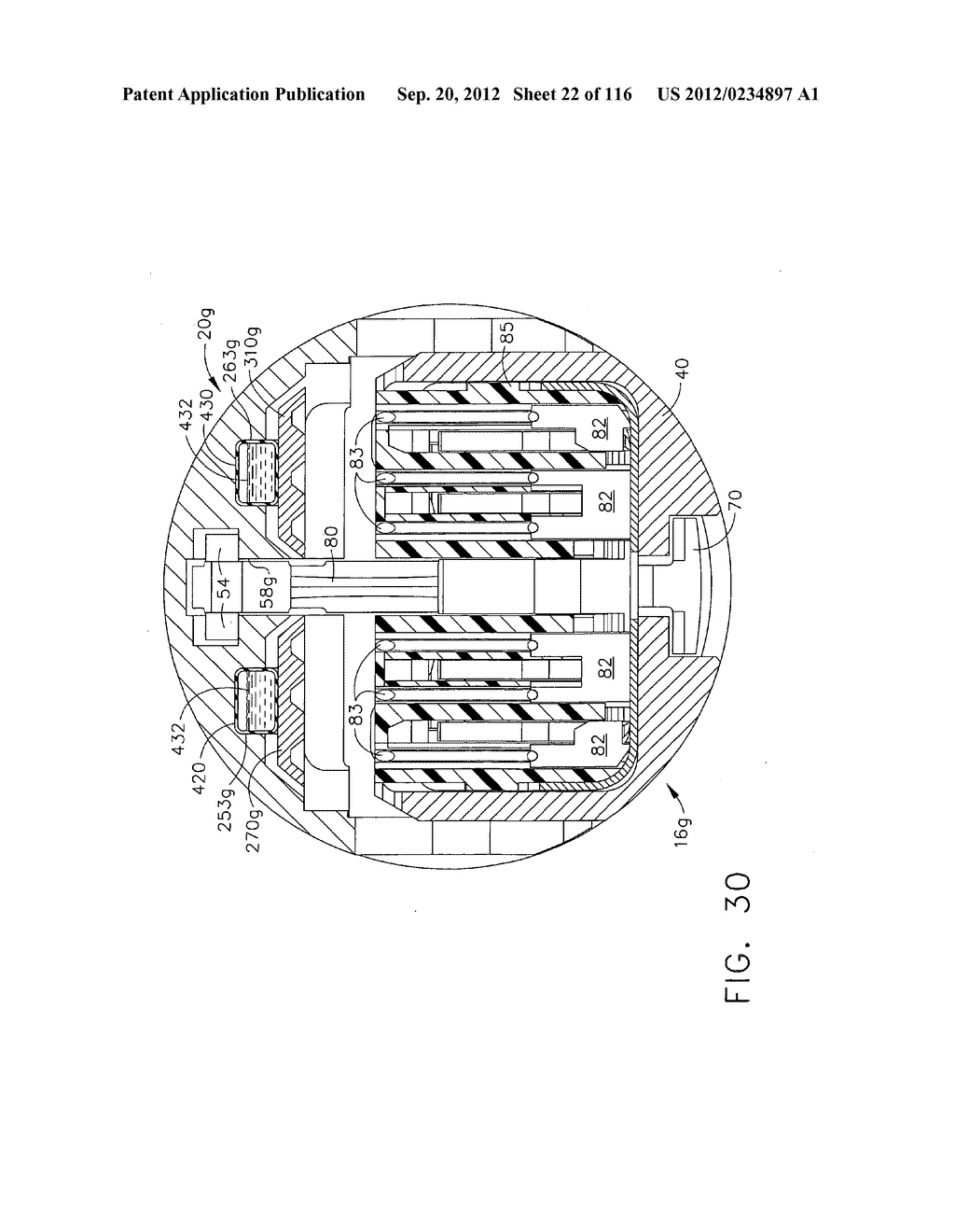 SURGICAL CUTTING AND STAPLING INSTRUMENT WITH SELF ADJUSTING ANVIL - diagram, schematic, and image 23