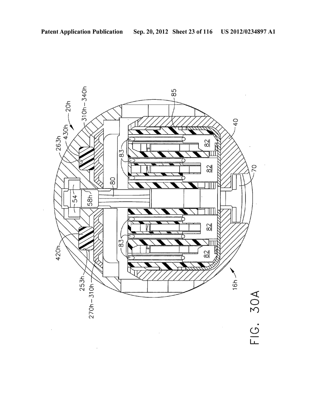 SURGICAL CUTTING AND STAPLING INSTRUMENT WITH SELF ADJUSTING ANVIL - diagram, schematic, and image 24