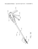 SURGICAL CUTTING AND STAPLING INSTRUMENT WITH SELF ADJUSTING ANVIL diagram and image