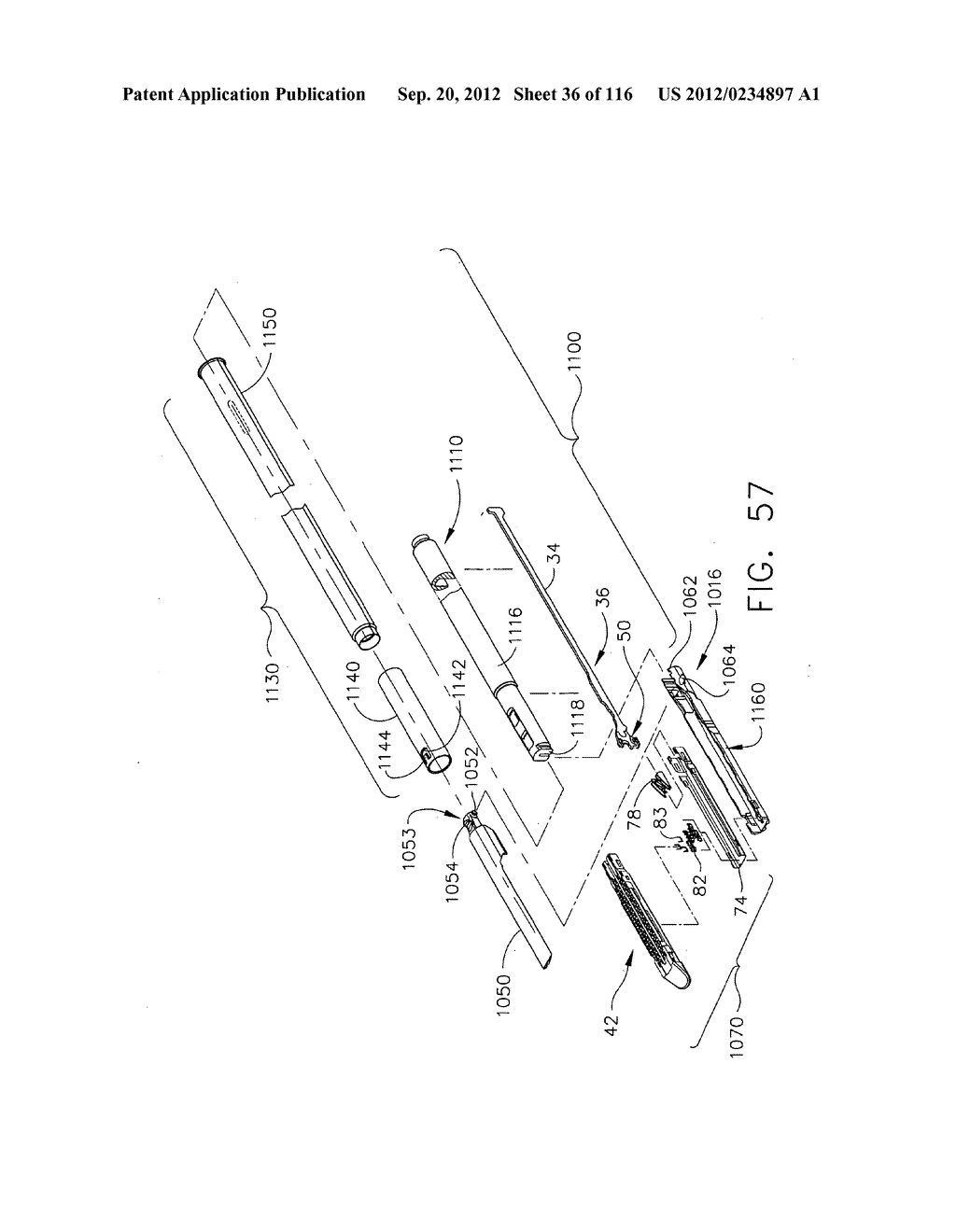 SURGICAL CUTTING AND STAPLING INSTRUMENT WITH SELF ADJUSTING ANVIL - diagram, schematic, and image 37