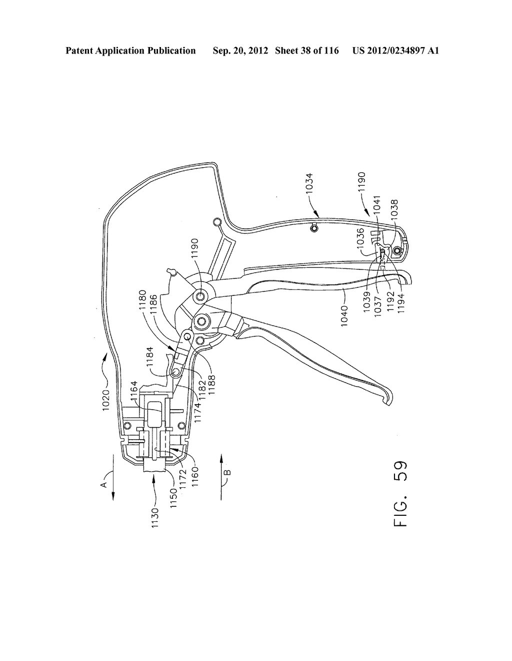 SURGICAL CUTTING AND STAPLING INSTRUMENT WITH SELF ADJUSTING ANVIL - diagram, schematic, and image 39