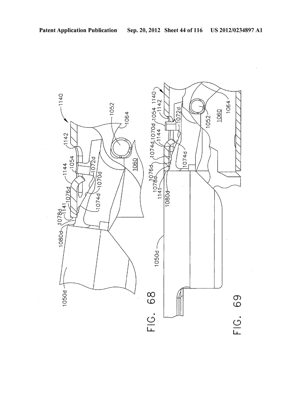 SURGICAL CUTTING AND STAPLING INSTRUMENT WITH SELF ADJUSTING ANVIL - diagram, schematic, and image 45