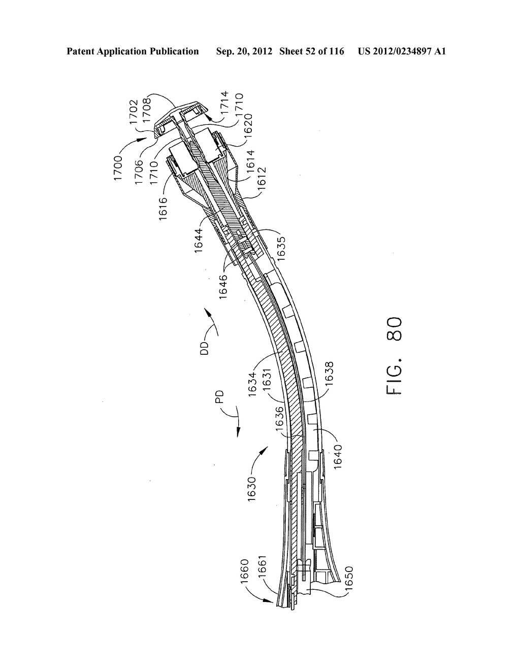 SURGICAL CUTTING AND STAPLING INSTRUMENT WITH SELF ADJUSTING ANVIL - diagram, schematic, and image 53