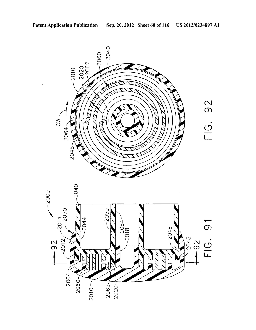 SURGICAL CUTTING AND STAPLING INSTRUMENT WITH SELF ADJUSTING ANVIL - diagram, schematic, and image 61