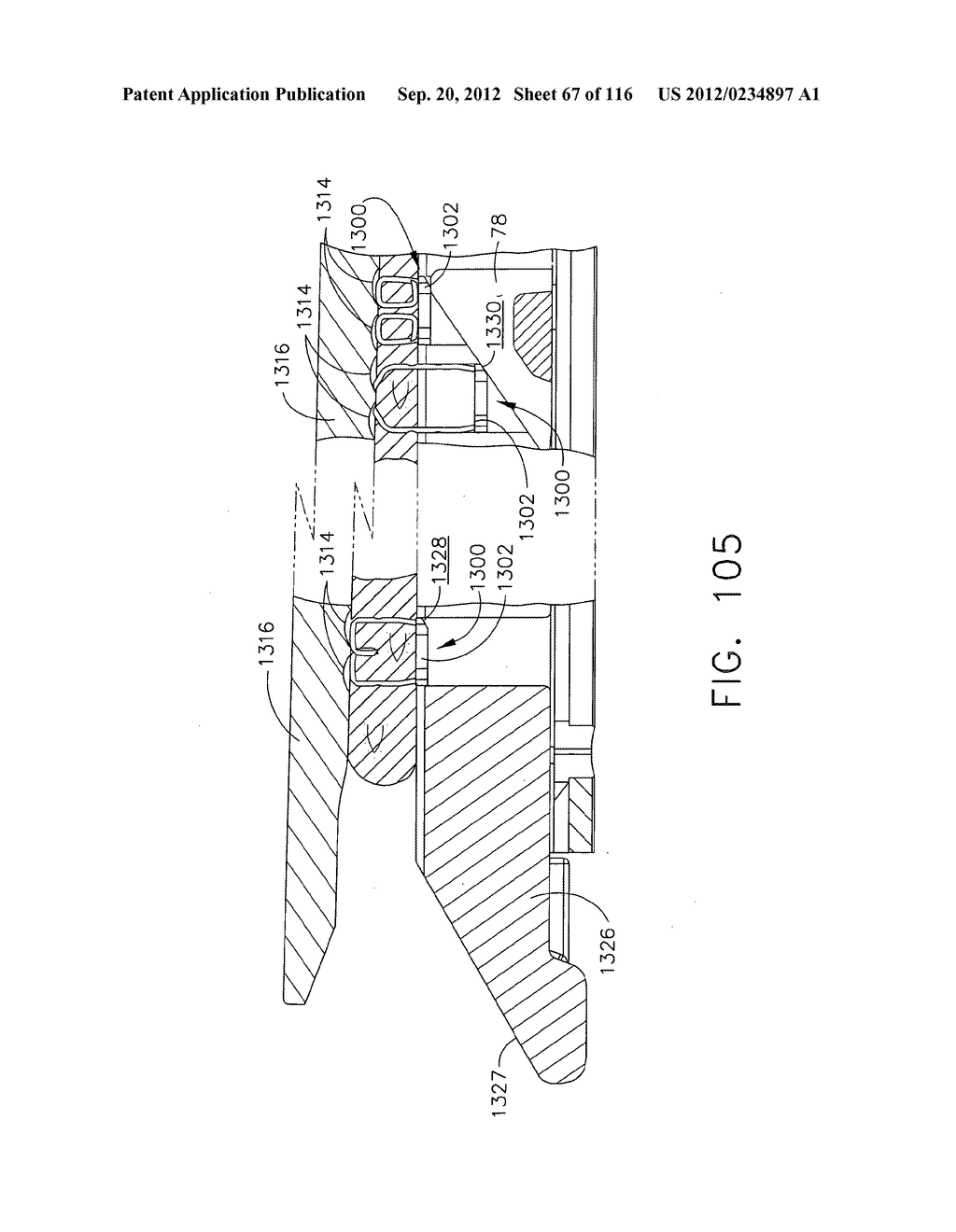 SURGICAL CUTTING AND STAPLING INSTRUMENT WITH SELF ADJUSTING ANVIL - diagram, schematic, and image 68